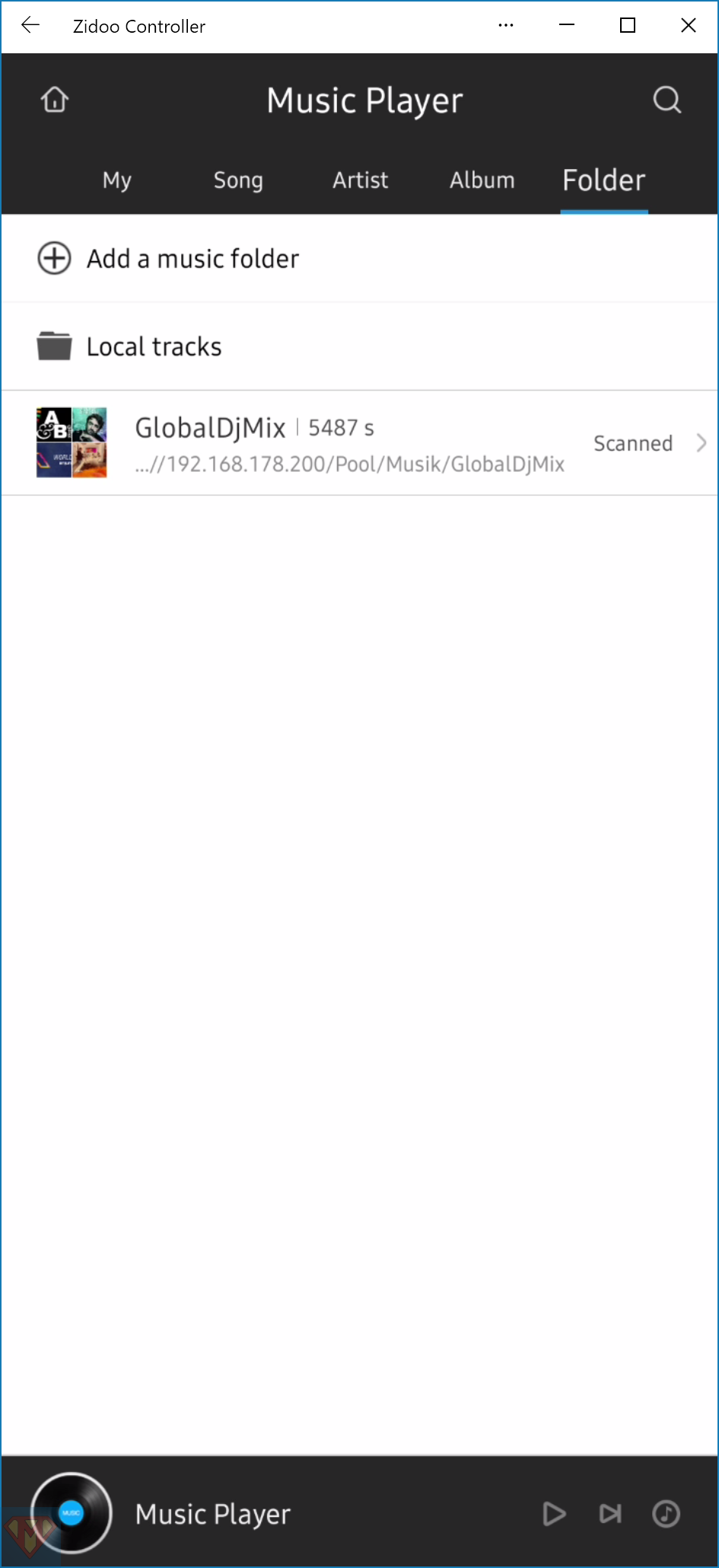 Music Player - Folder